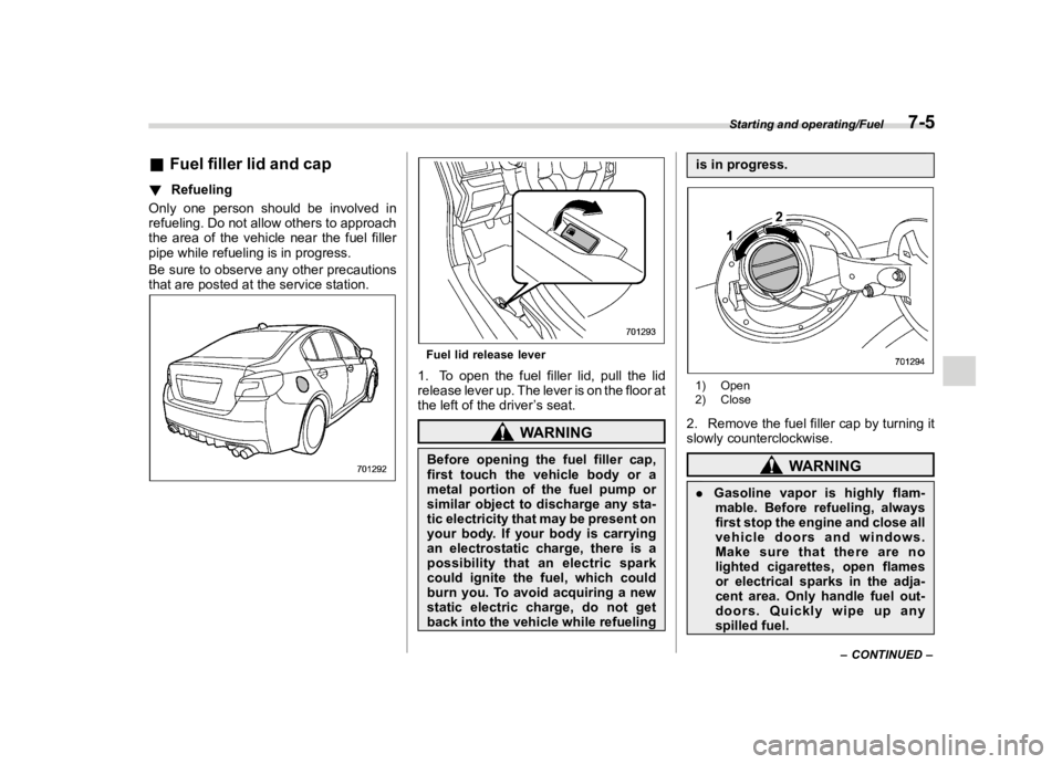 SUBARU WRX 2019  Owners Manual  
������� 
