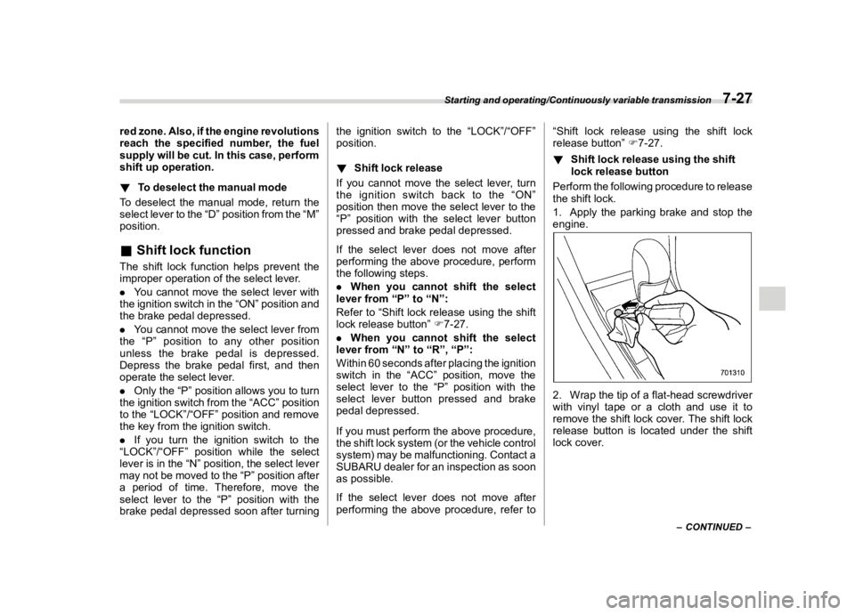 SUBARU WRX 2019  Owners Manual  
������� 

