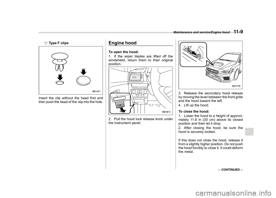 SUBARU WRX 2019  Owners Manual  
������� 
