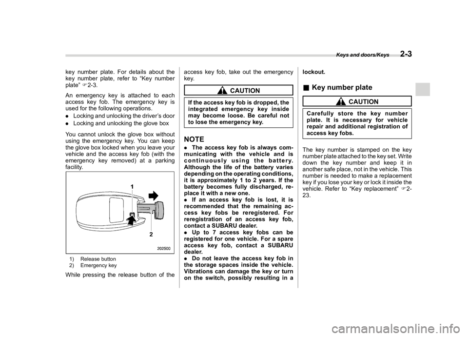 SUBARU WRX 2019  Owners Manual  
������� 
