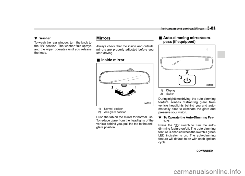 SUBARU IMPREZA 2018  Owners Manual  
������� 
