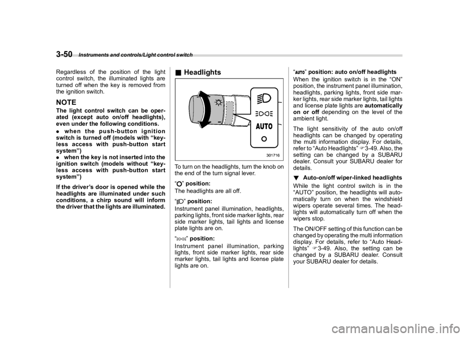 SUBARU OUTBACK 2018  Owners Manual  
������� 
