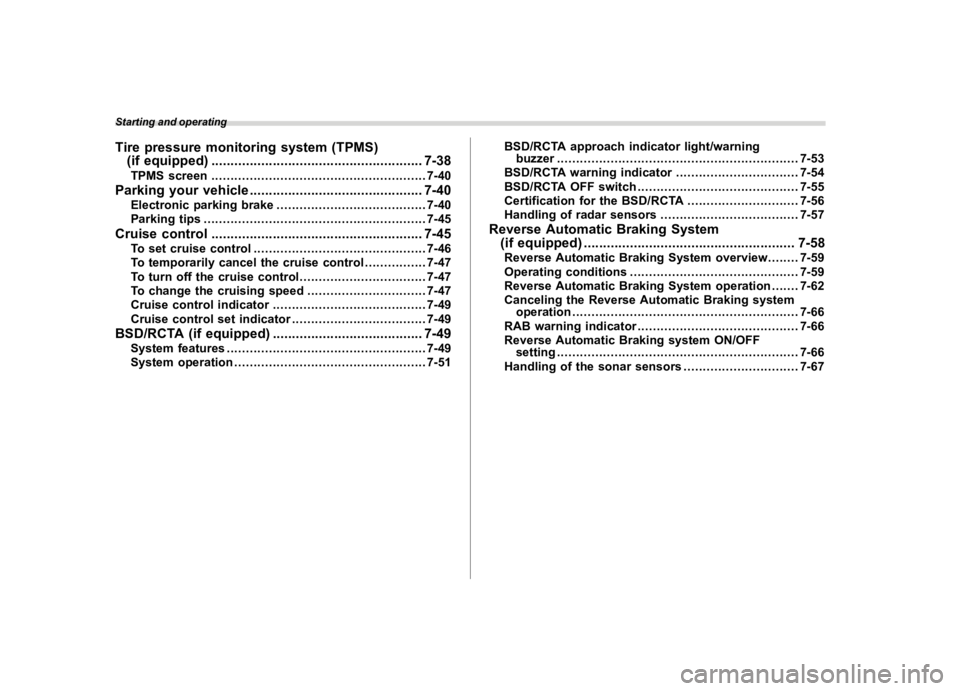 SUBARU OUTBACK 2018  Owners Manual  
������� 
