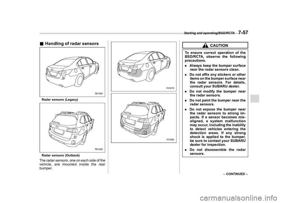 SUBARU OUTBACK 2018  Owners Manual  
������� 
