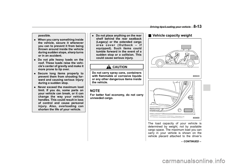 SUBARU OUTBACK 2018  Owners Manual  
������� 
