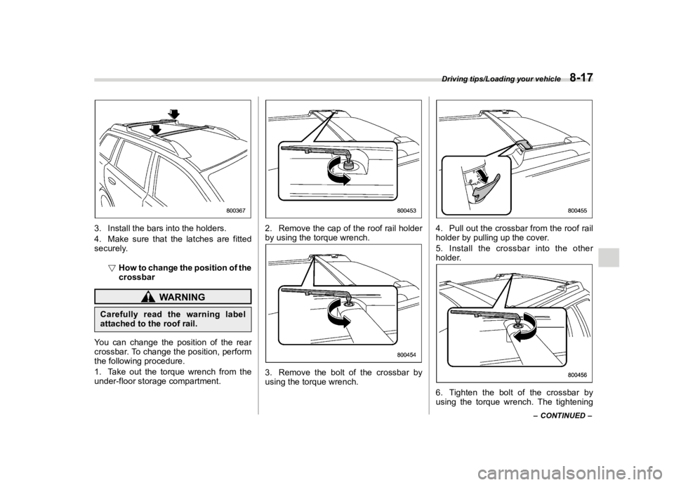 SUBARU OUTBACK 2018  Owners Manual  
������� 
