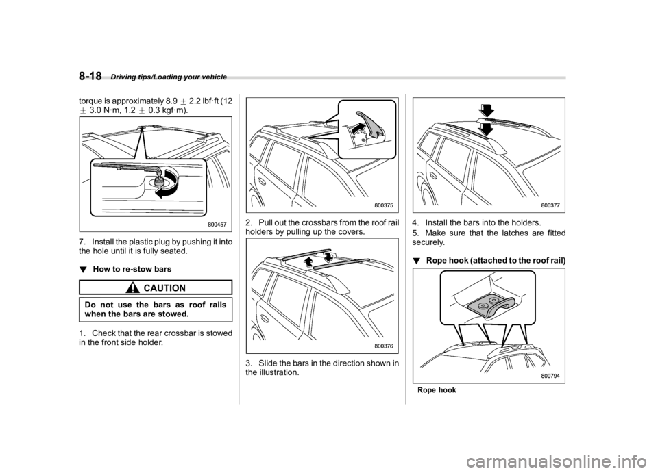 SUBARU OUTBACK 2018  Owners Manual  
������� 

