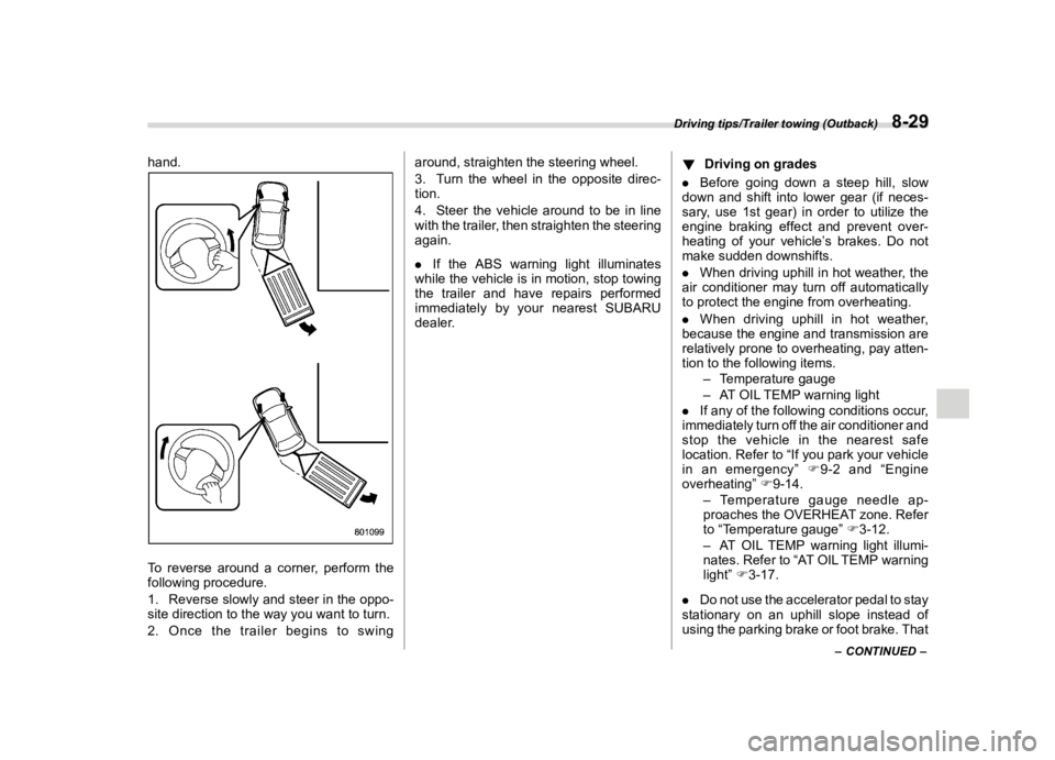 SUBARU OUTBACK 2018  Owners Manual  
������� 
