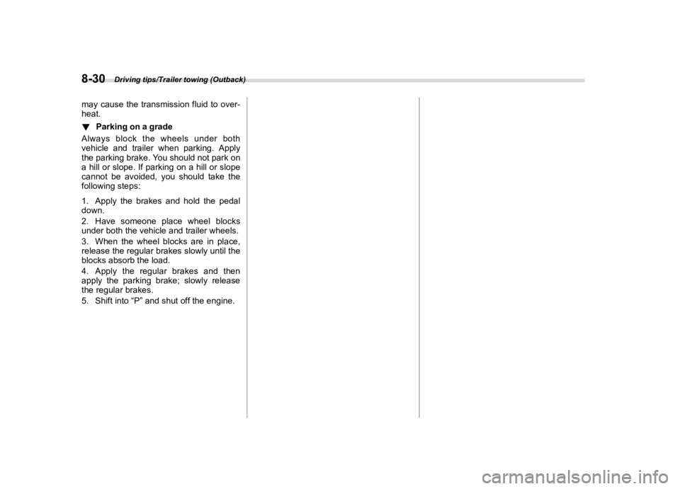 SUBARU OUTBACK 2018  Owners Manual  
������� 
