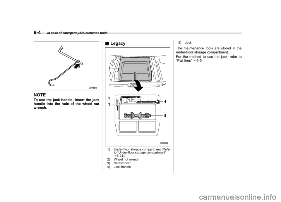 SUBARU OUTBACK 2018  Owners Manual  
������� 
