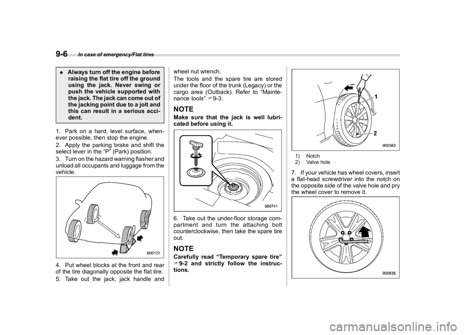 SUBARU OUTBACK 2018  Owners Manual  
������� 
