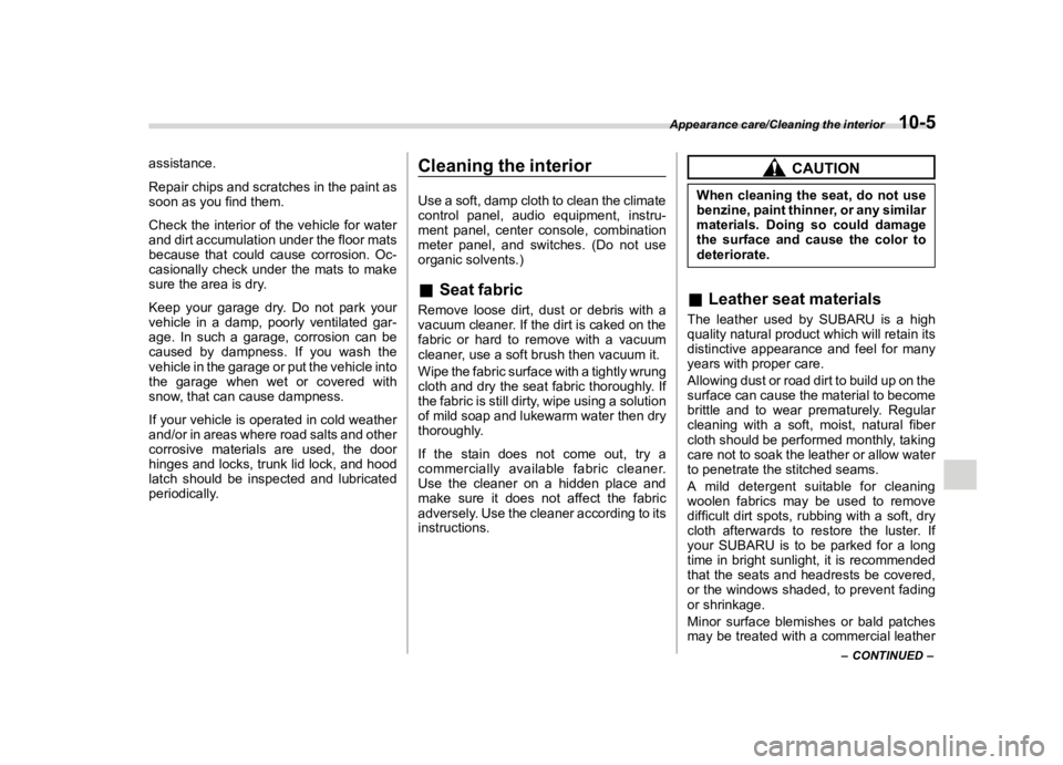 SUBARU OUTBACK 2018  Owners Manual  
������� 
