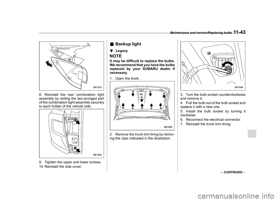 SUBARU OUTBACK 2018  Owners Manual  
������� 
