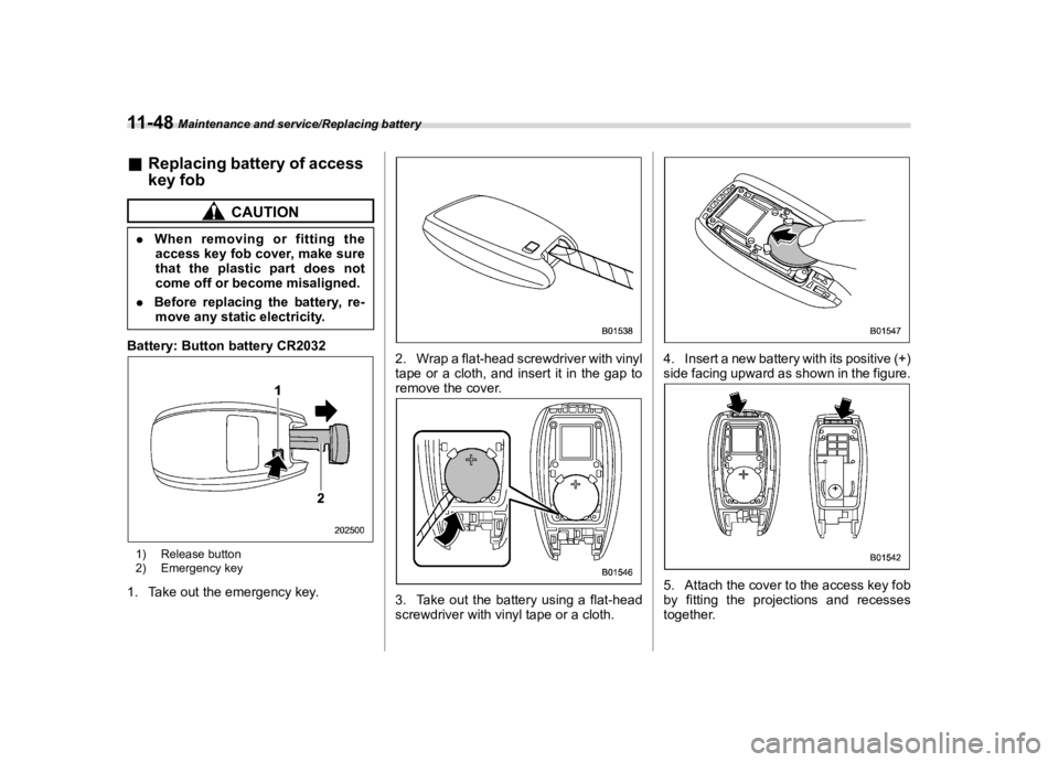 SUBARU OUTBACK 2018  Owners Manual  
������� 
