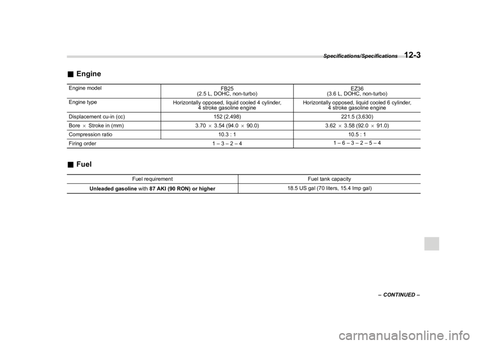 SUBARU OUTBACK 2018  Owners Manual  
������� 
