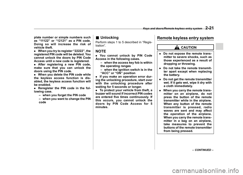 SUBARU FORESTER 2018  Owners Manual  
������� 

|&(�/�Q�F�G�N ��#�����$���$� ��&�+�6��&��������� 
�S�O�D�W�H �Q�X�P�E�H�U �R�U�V�L�P�S�O�H �Q�X�P�E�H�U�V �V�X�F�K
�D�V �