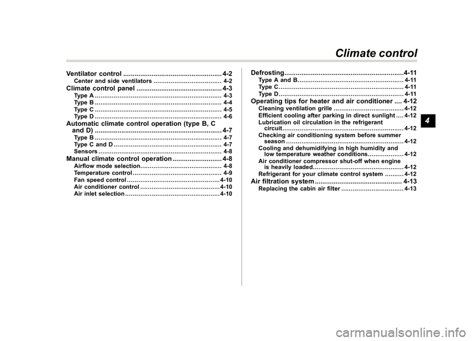 SUBARU FORESTER 2018  Owners Manual  
������� 

|&(�/�Q�F�G�N ��#�����$���$� ��&�+�6��&��������� 
�6�� 
�9 �H�Q�W�L�O�D�W�R�U �F�R�Q�W�U�R�O���� ���� ���� ������ ���� ���� ���� �