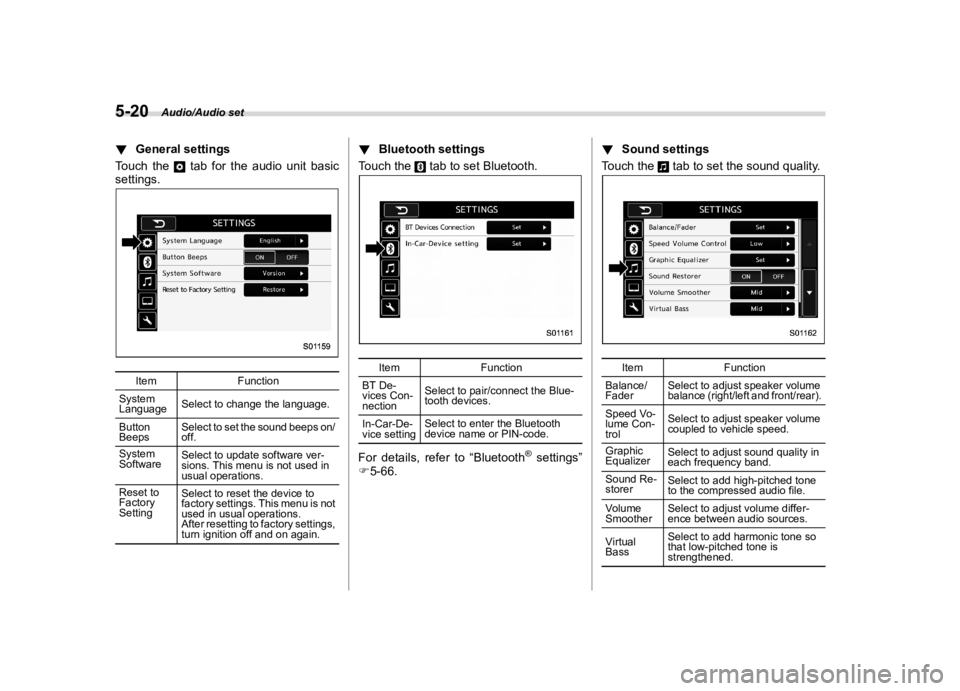 SUBARU FORESTER 2018  Owners Manual  
������� 

|&(�/�Q�F�G�N ��#�����$���$� ��&�+�6��&��������� 
! �*�H�Q�H�U�D�O �V�H�W�W�L�Q�J�V 
�6���$�&���� 
�7 �R�X�F�K �W�K�H 
�W�D�E �I�R�U�W�K�H �D�X�G�L�R �X�Q�L