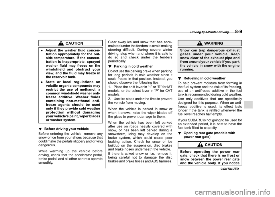SUBARU FORESTER 2018  Owners Manual  
������� 

|&(�/�Q�F�G�N ��#�����$���$� ��&�+�6��&��������� 
�&�$�8�7�,�2�1 
. �$�G�M�X�V�W �W�K�H�Z�D�V�K�H�U �I�O�X�L�G�F�R�Q�F�H�Q�
�W�U�D�W�L�R�Q �D�S�S�U�R�S�U�L�D�W�H
