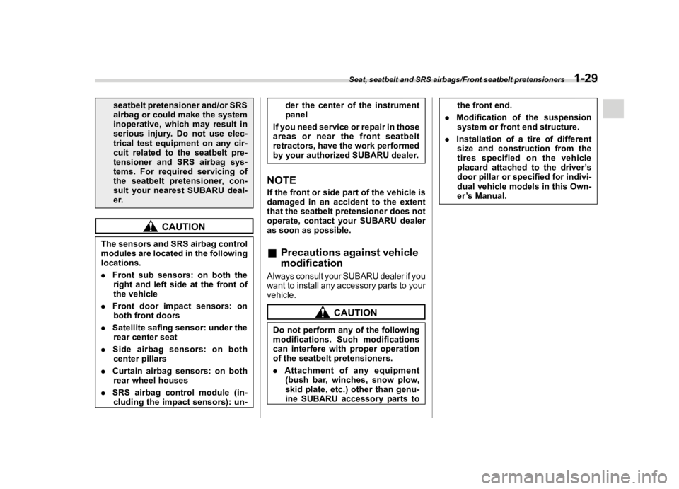SUBARU FORESTER 2018 Workshop Manual  
������ 

|&(�/�Q�F�G�N ��#�����$���$� ��&�+�6��&��������� 
�V�H�D�W�E�H�O�W �S�U�H�W�H�Q�V�L�R�Q�H�U �D�Q�G��R�U�6�5�6
�D�L�U�E�D�J �R�U�F�R�X�O�G �P�D�N�H�W�K�H�V�\�V�W�H�