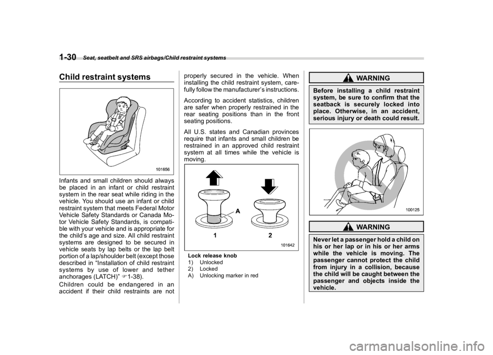 SUBARU FORESTER 2018 Workshop Manual  
������ 

|&(�/�Q�F�G�N ��#�����$���$� ��&�+�6��&��������� 
�&�K�L�O�G �U�H�V�W�U�D�L�Q�W �V�\�V�W�H�P�V 
�6���$�* 
�,�Q�I�D�Q�W�V �D�Q�G�V�P�D�O�O �F�K�L�O�G�U�H�Q �V�K�R�