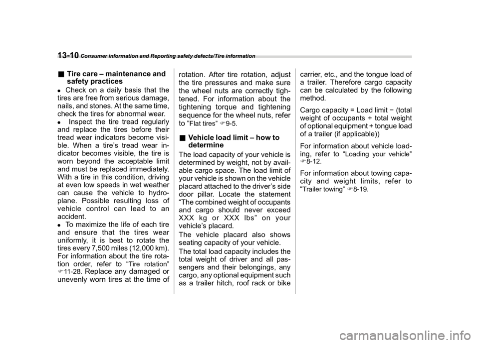 SUBARU FORESTER 2018  Owners Manual  
������� 

|&(�/�Q�F�G�N ��#�����$���$� ��&�+�6��&��������� 
& �7�L�U�H �F�D�U�H �