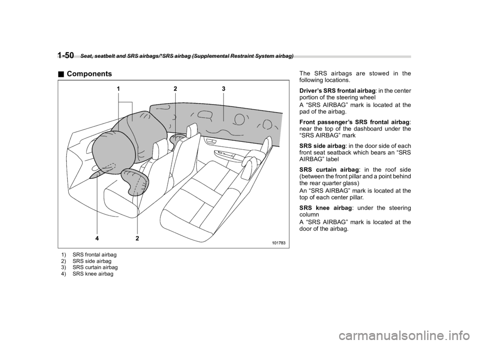 SUBARU FORESTER 2018 Manual PDF  
������ 

|&(�/�Q�F�G�N ��#�����$���$� ��&�+�6��&��������� 
& �&�R�P�S�R�Q�H�Q�W�V 
�6���$�+� � 
�� �6�5�6 �I�U�R�Q�W�D�O �D�L�U�E�D�J
�� �6�5�6 �V�L�G�H�D�L�U�E�D�J
