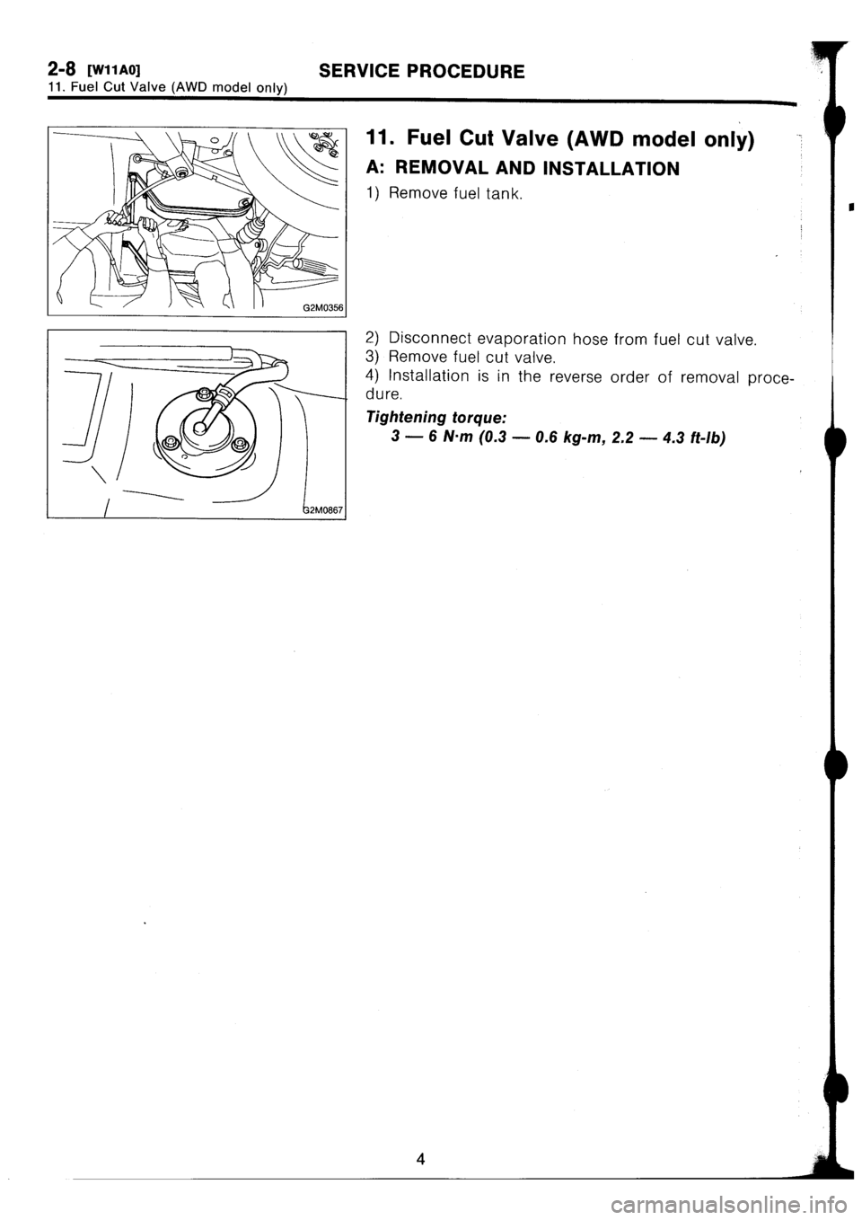 SUBARU IMPREZA 1996  Service Repair Manual 