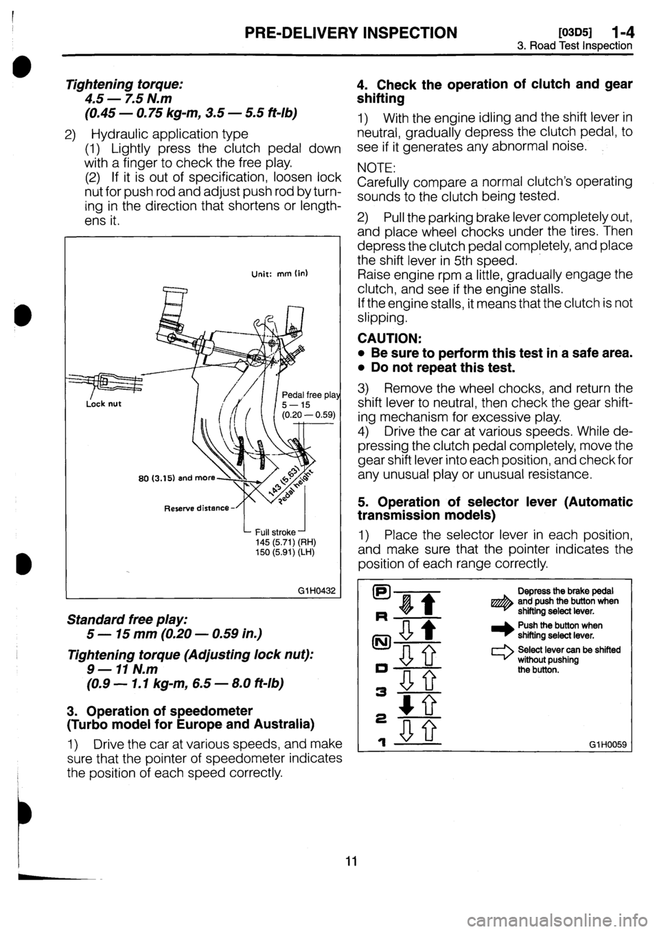 SUBARU IMPREZA 1996  Service Owners Guide 