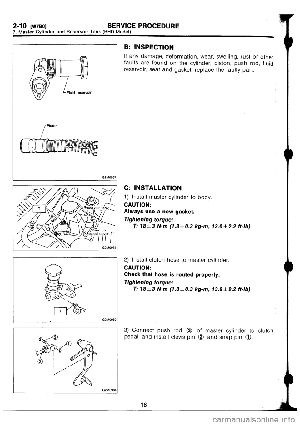 SUBARU IMPREZA 1996  Service Repair Manual 
