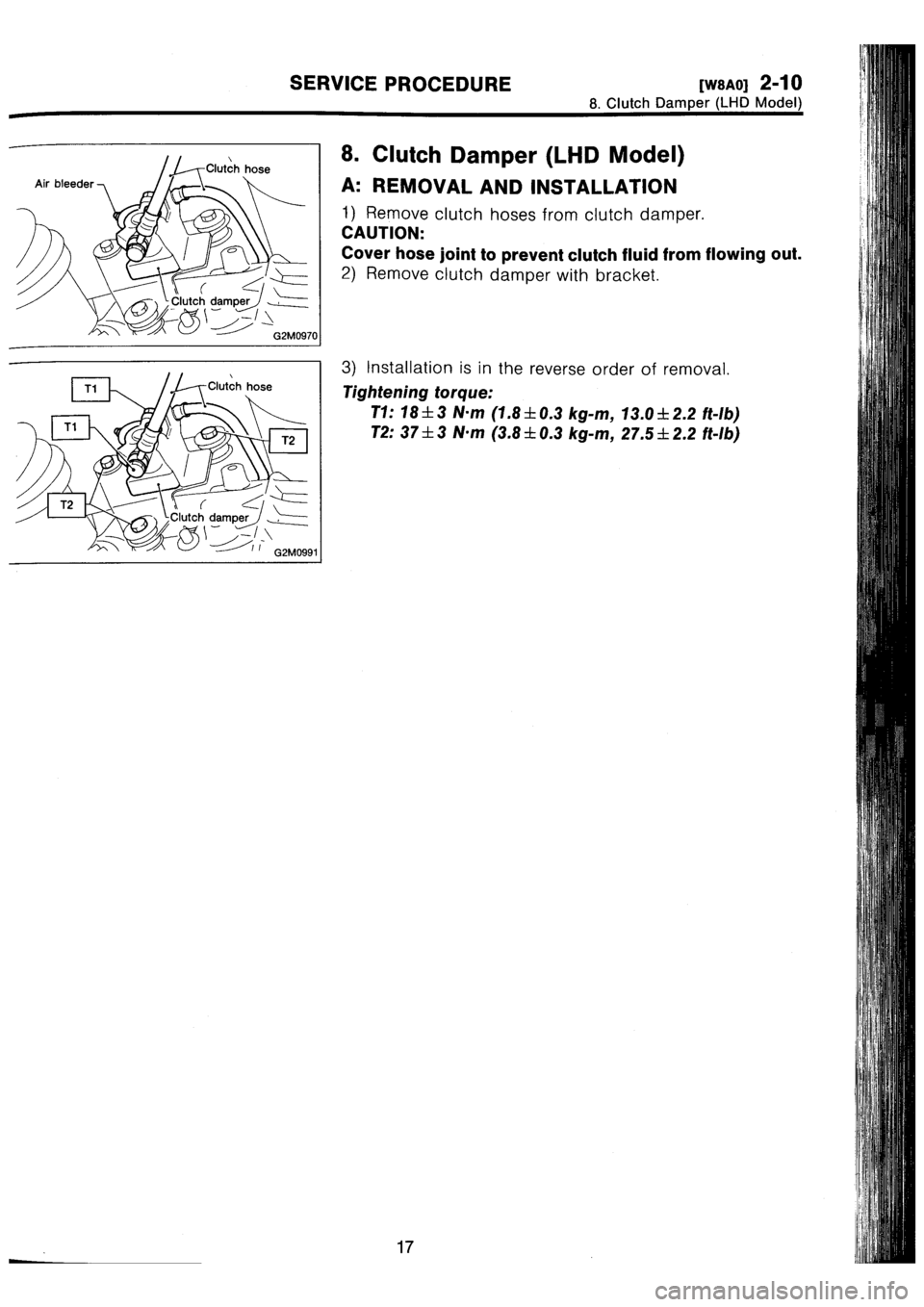 SUBARU IMPREZA 1996  Service Repair Manual 