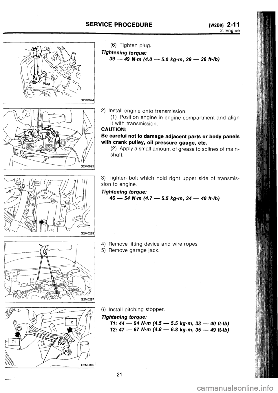 SUBARU IMPREZA 1996  Service Repair Manual 