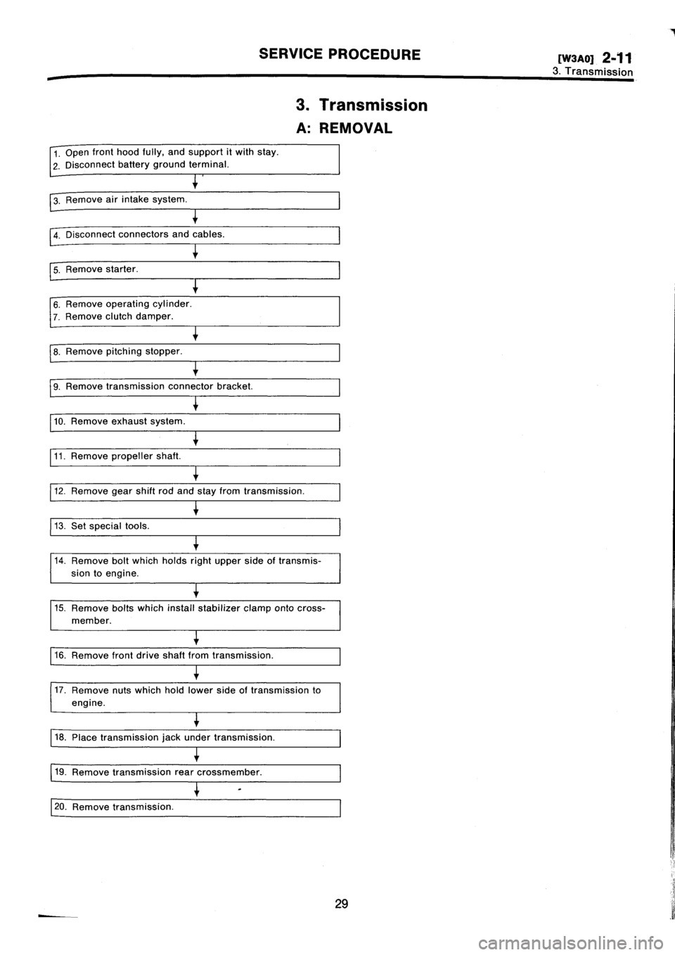 SUBARU IMPREZA 1996  Service Repair Manual 