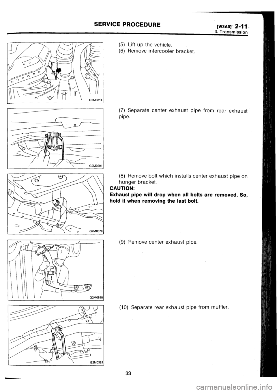 SUBARU IMPREZA 1996  Service Repair Manual 