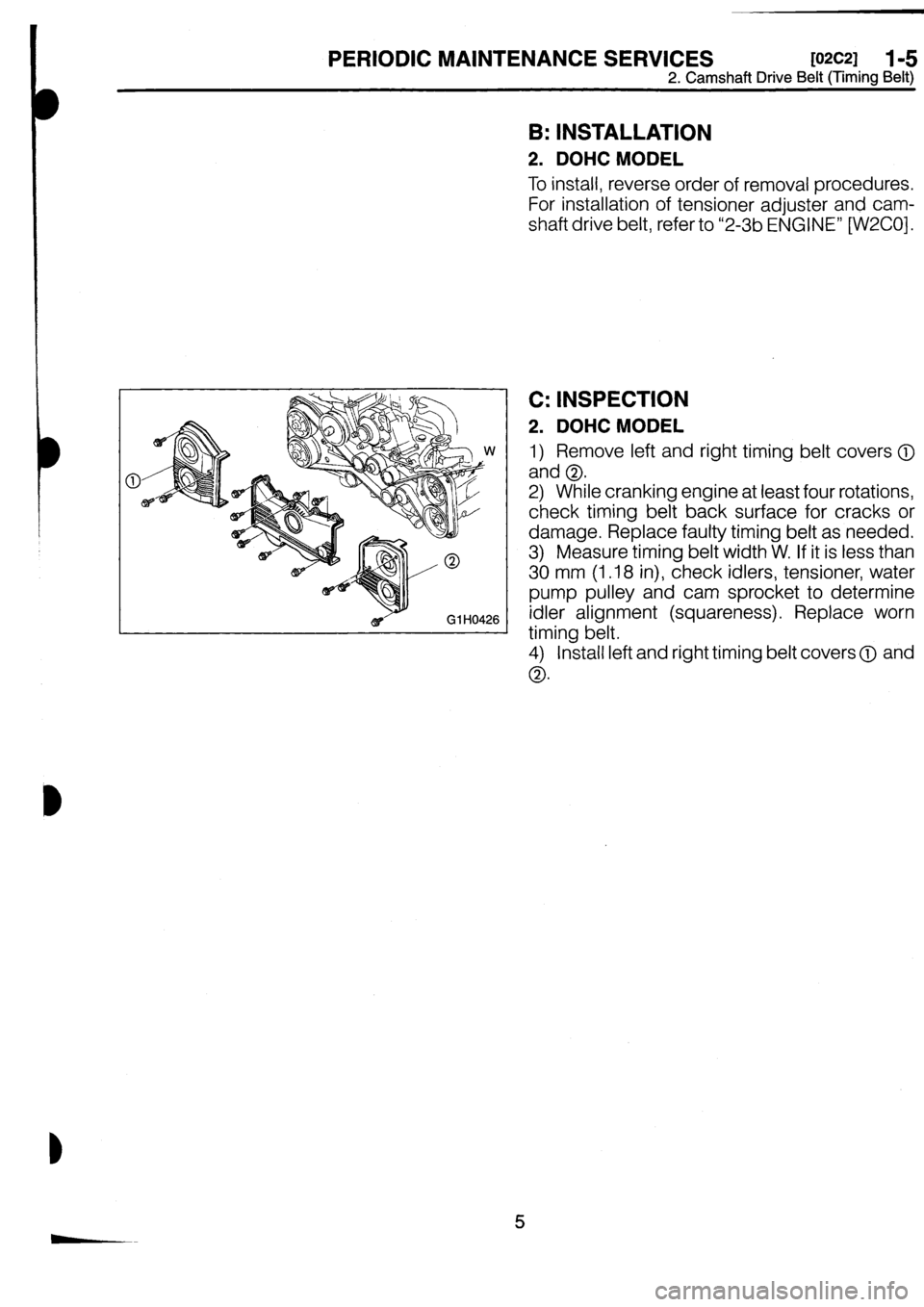 SUBARU IMPREZA 1996  Service Service Manual 