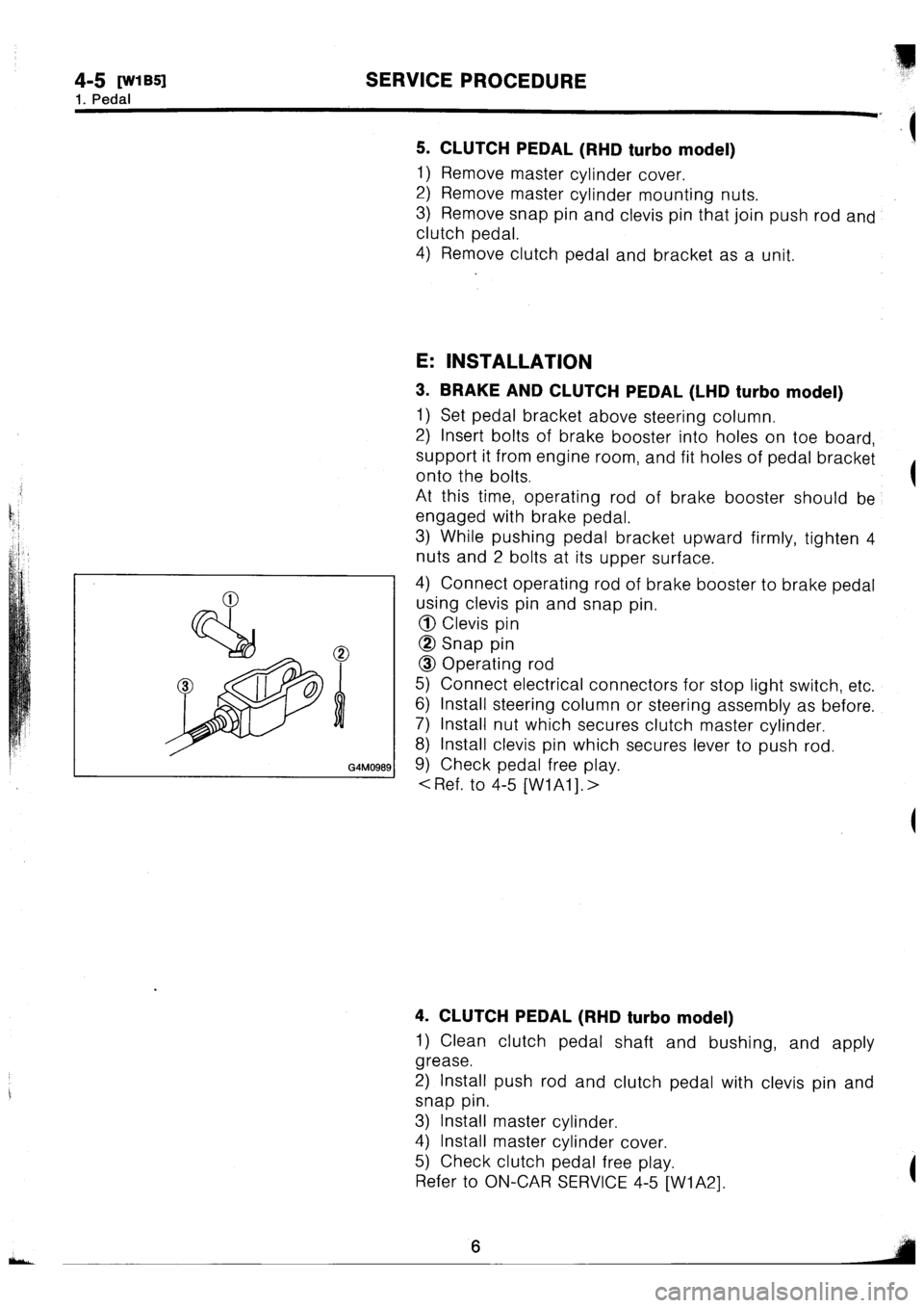 SUBARU IMPREZA 1996  Service Repair Manual 