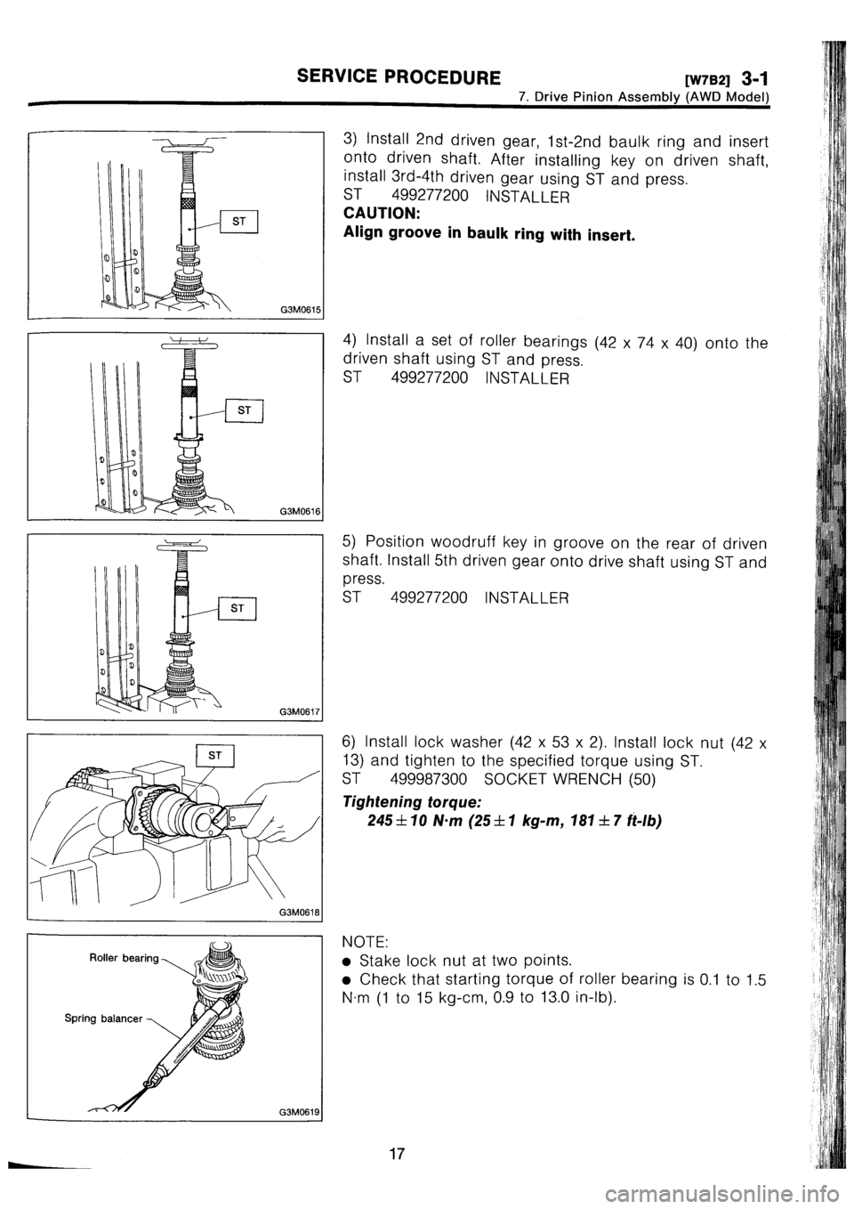 SUBARU IMPREZA 1996  Service Repair Manual 