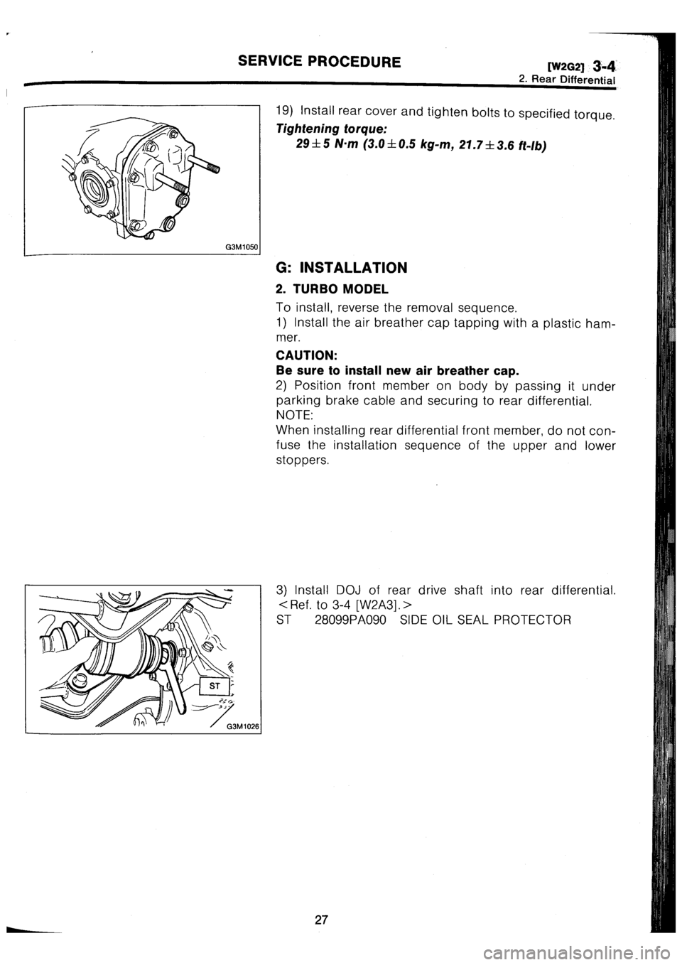 SUBARU IMPREZA 1996 Service Repair Manual SUBARU IMPREZA 1996 Service Repair Manual