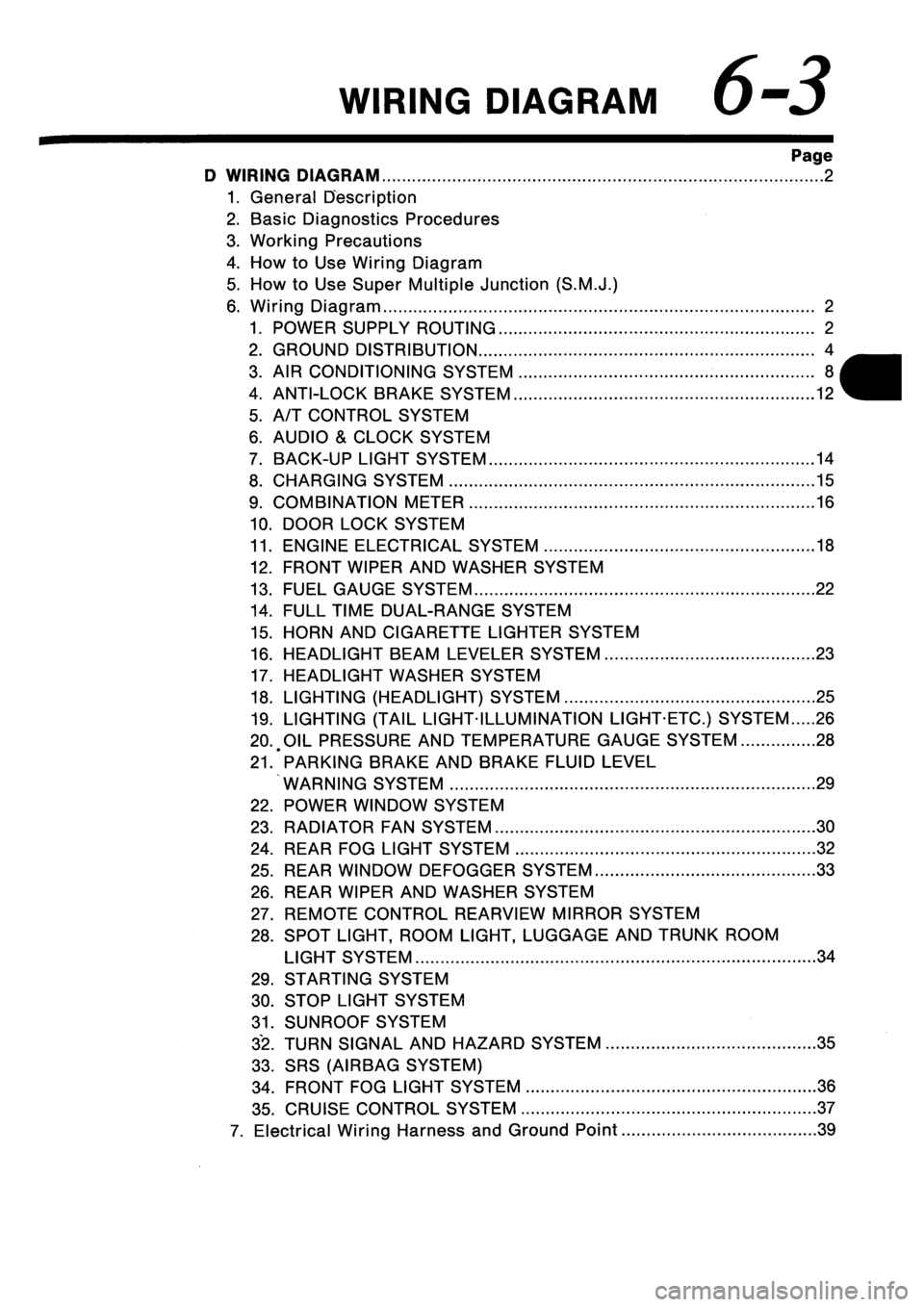 SUBARU IMPREZA 1996 Service Repair Manual SUBARU IMPREZA 1996 Service Repair Manual