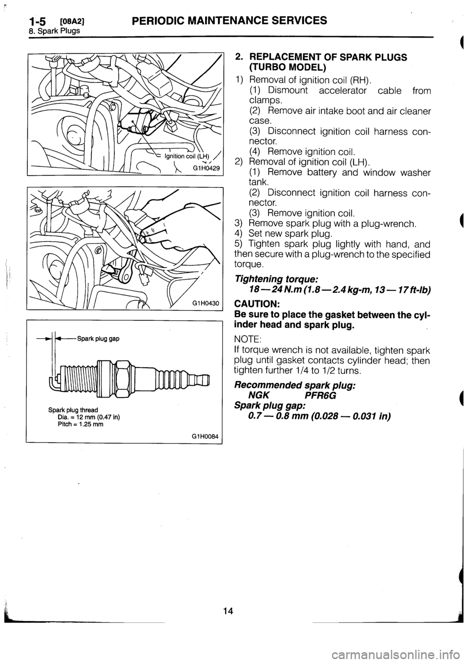 SUBARU IMPREZA 1996  Service Workshop Manual 