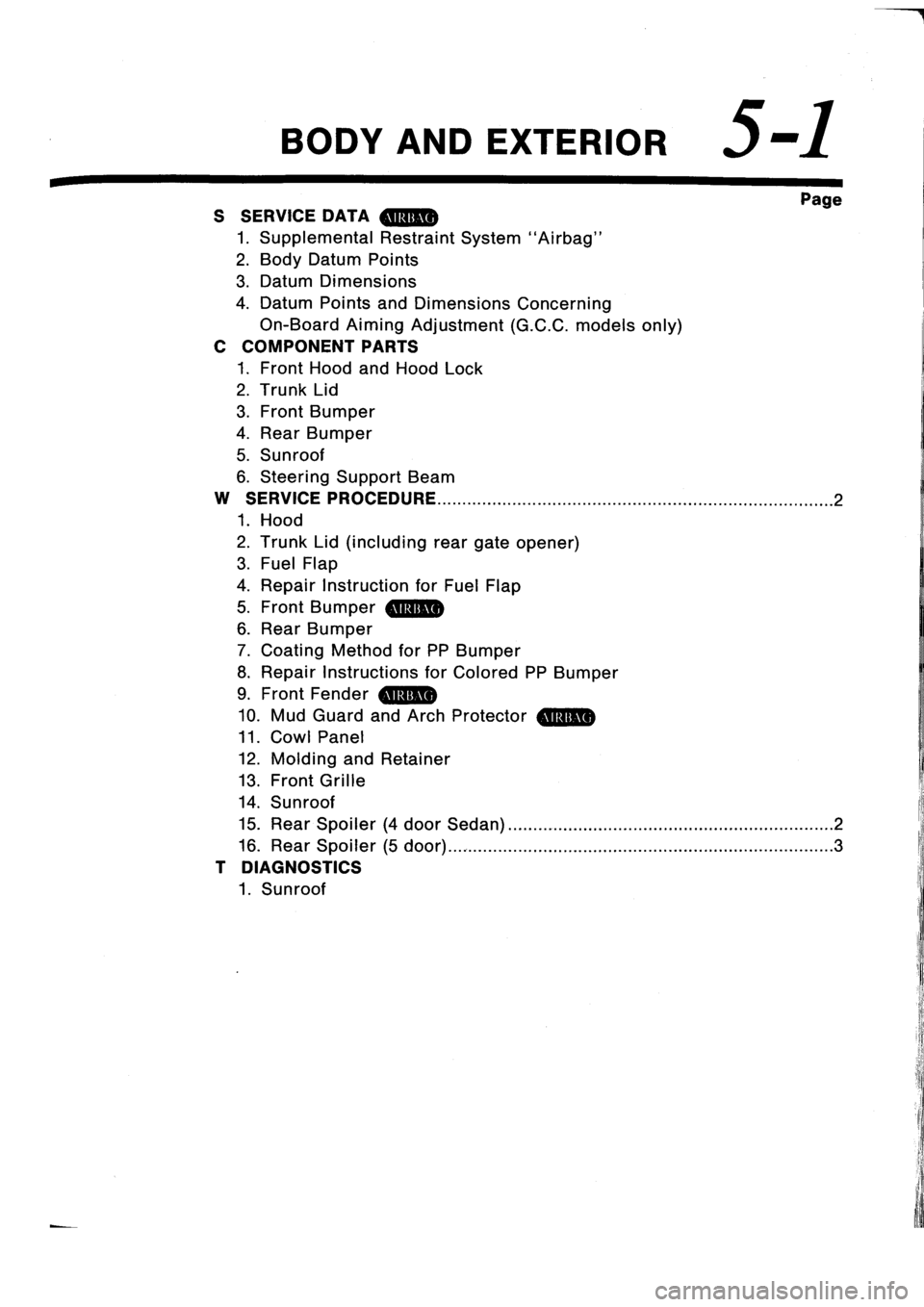 SUBARU IMPREZA 1996  Service Manual PDF 