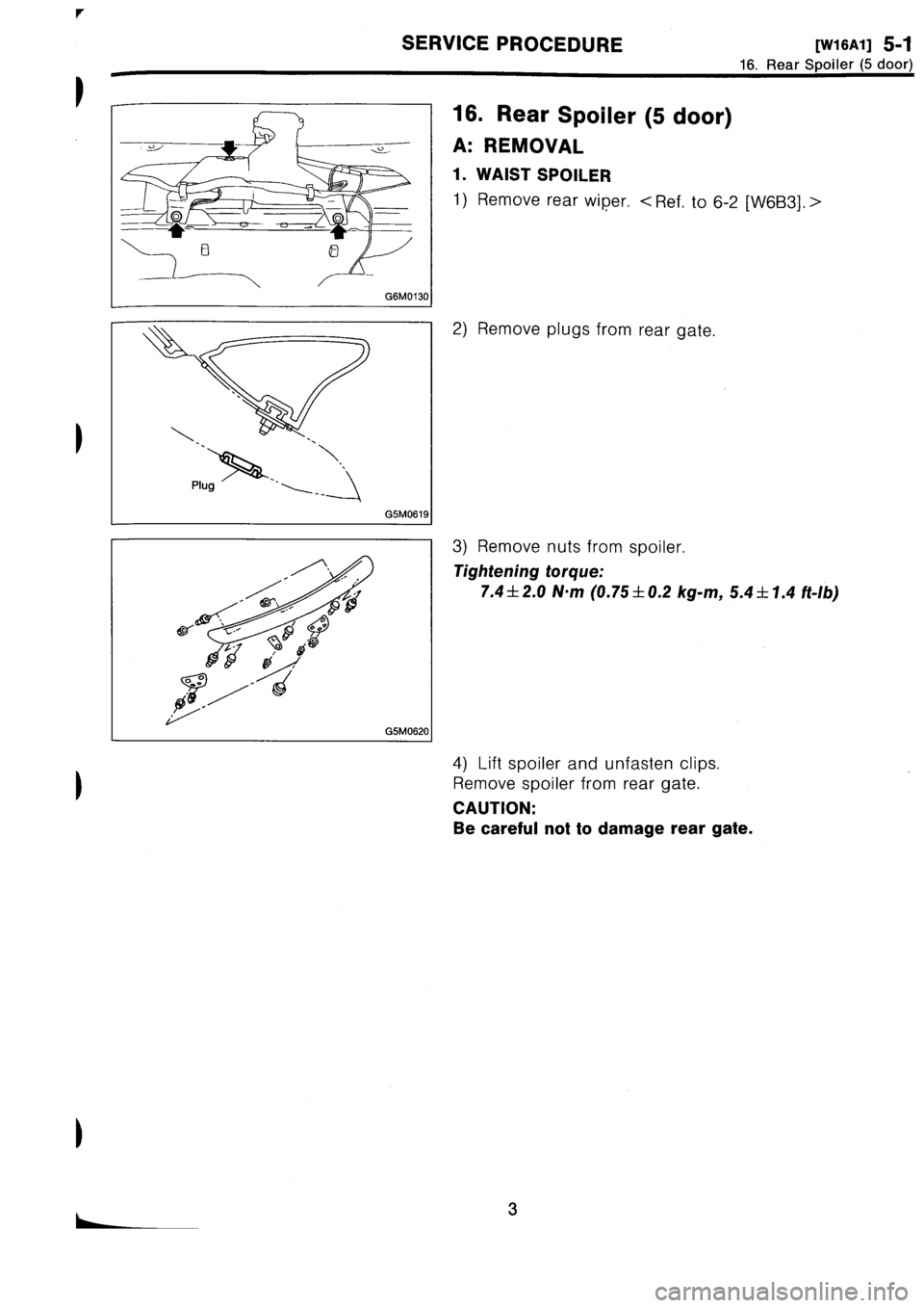 SUBARU IMPREZA 1996  Service Manual PDF 