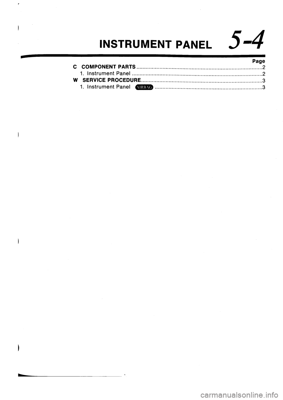 SUBARU IMPREZA 1996  Service Manual PDF 