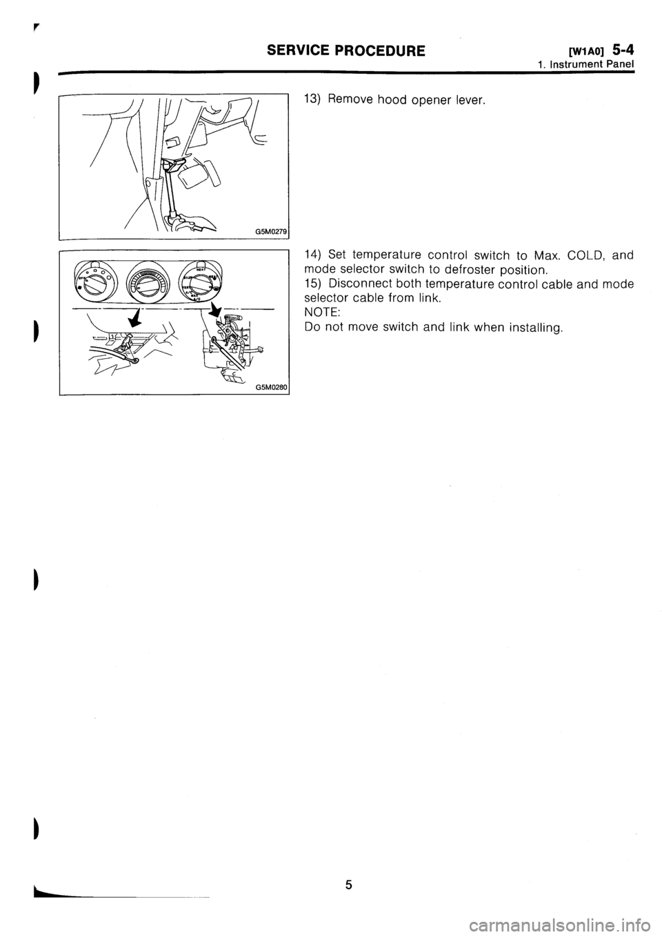 SUBARU IMPREZA 1996  Service Manual PDF 
