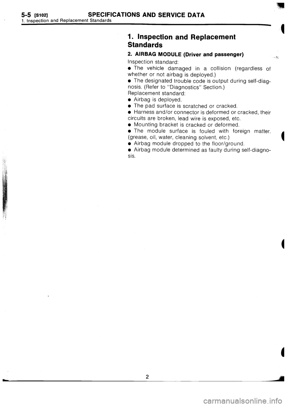 SUBARU IMPREZA 1996  Service Manual Online 