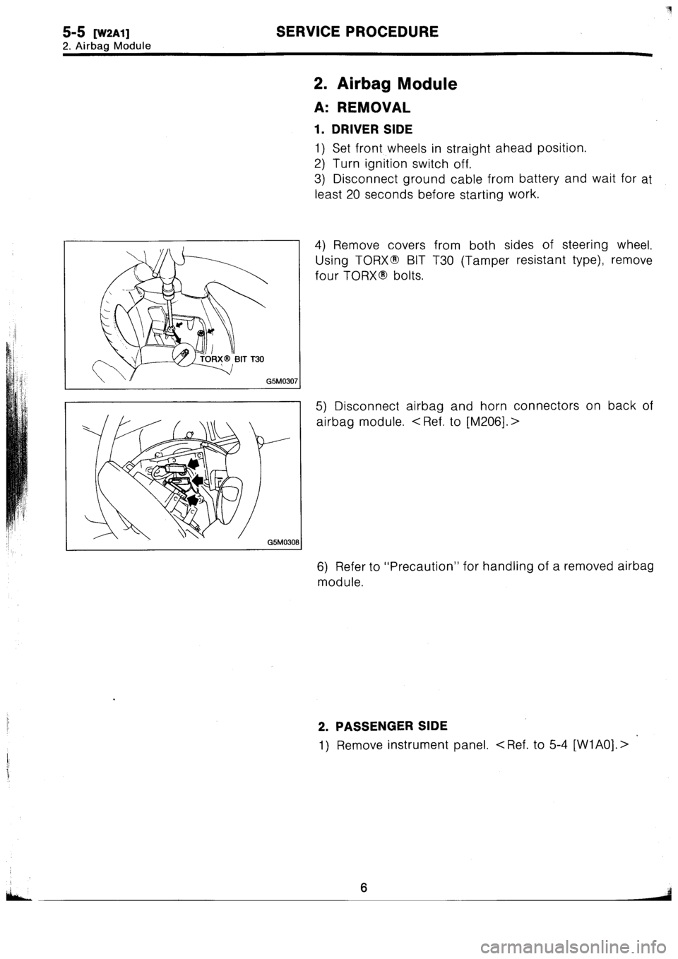 SUBARU IMPREZA 1996  Service Manual Online 