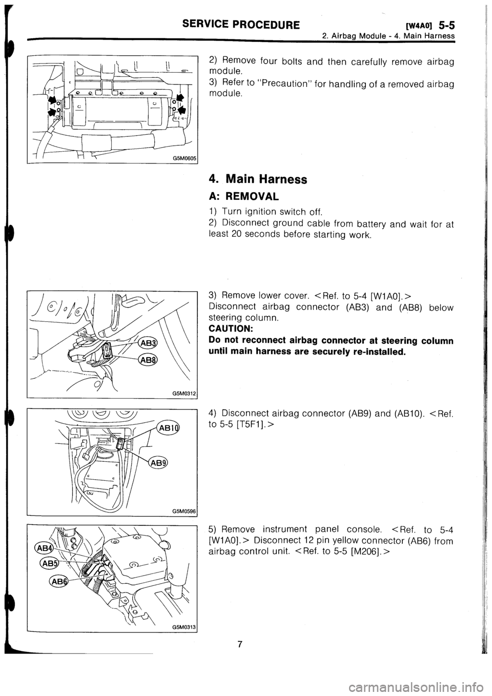 SUBARU IMPREZA 1996  Service Manual Online 