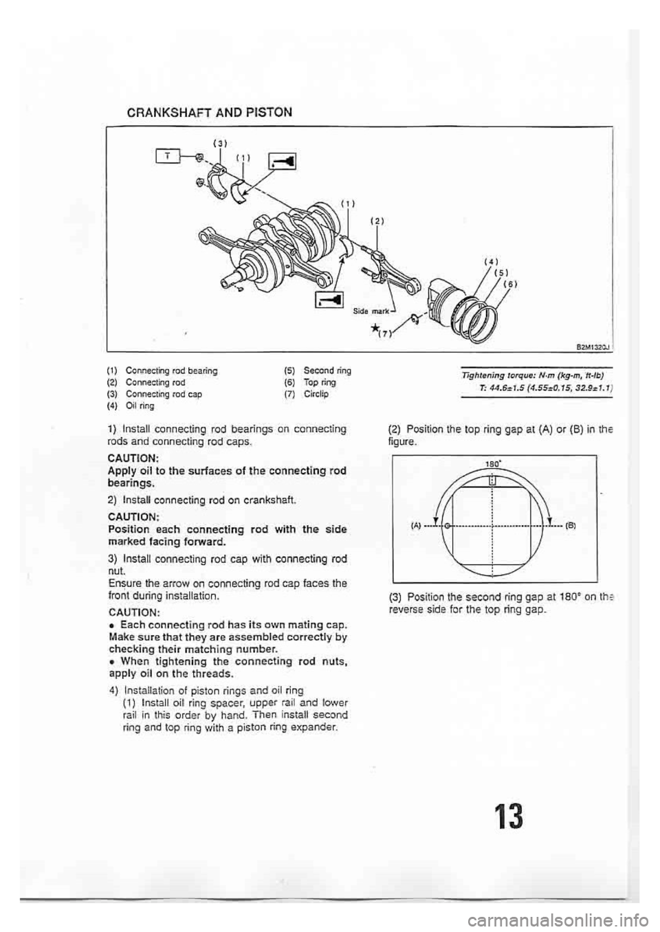 SUBARU IMPREZA 1999  Supplement 