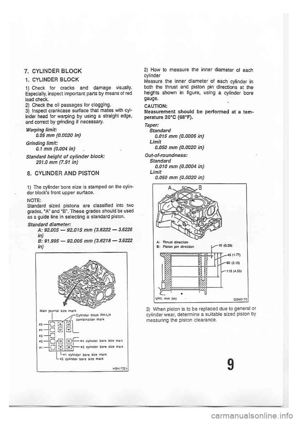 SUBARU IMPREZA 1999  Supplement 