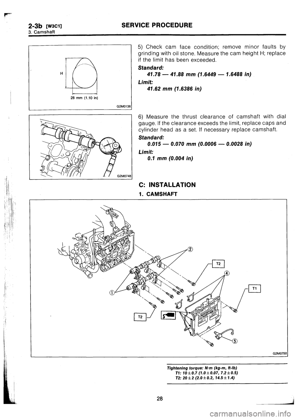 SUBARU IMPREZA 1993 Workshop Manual SUBARU IMPREZA 1993 Workshop Manual